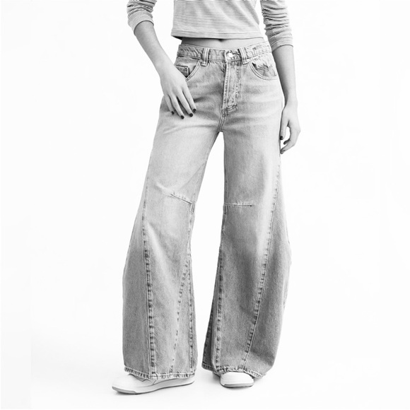 Free People We The Free Eden High Slouchy Flare Wide Leg Jeans - Picture 2 of 11